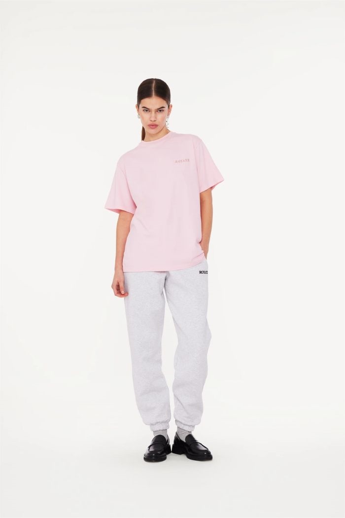 Rotate, Logo sweatpants, Light grey melange 